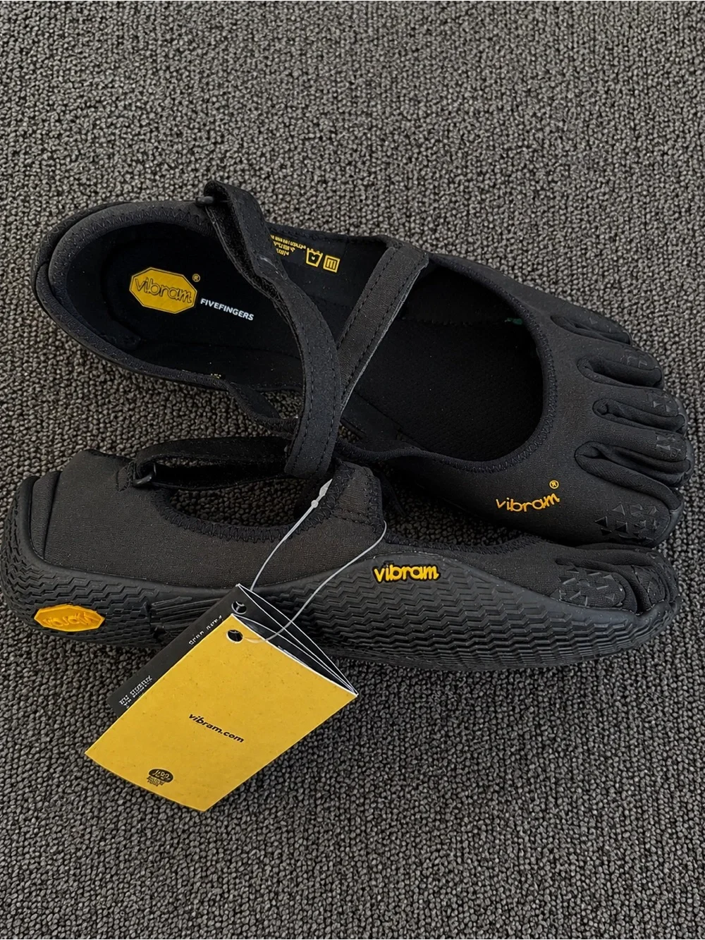 Vibram v-soul fivefingers shoes black